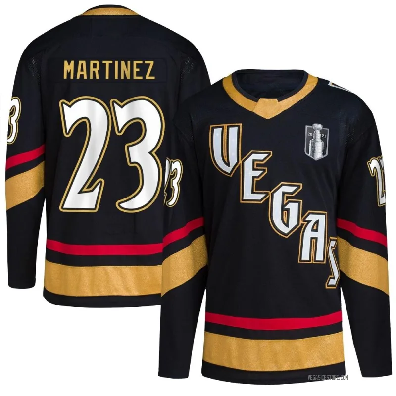 Alec Martinez 23 Vegas Golden Knights Stanley Cup 2023 Final Patch Away  Breakaway Men Jersey - White - Bluefink